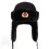 Ushanka Bomber Hat 190 g 55-60 cm Noir/Rose 2