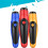Sifflet électronique 68 g 14x4 cm Rouge/Bleu/Jaune 8