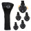 Set di copri-testa - 3 pezzi - Taglie 1/2/3 - Nero/Blu/Rosso 6