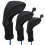 Set di copri-testa - 3 pezzi - Taglie 1/2/3 - Nero/Blu/Rosso 2