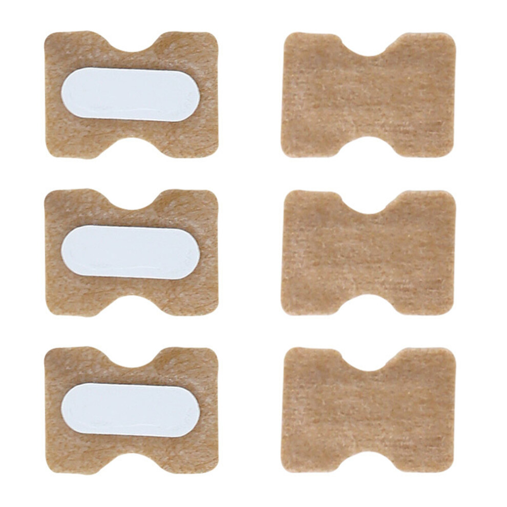 Brown 100Pcs Ingrown Toenail Corrector Stickers With Double Sided Tape Paronychia Corrector Pedicure Tools