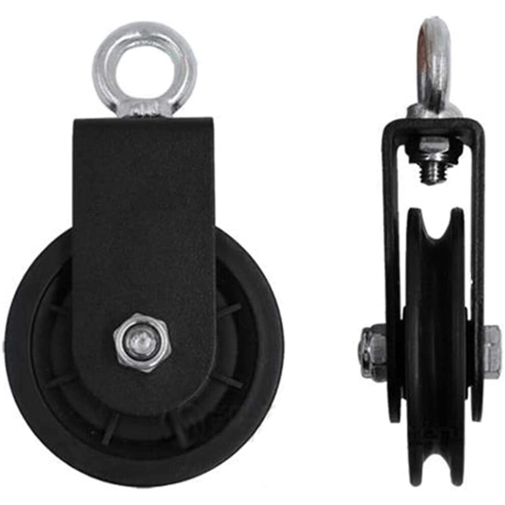 360 Degree Rotation Strength Training Bearing Pulley Wheel Home Gym Equipment Indoor U Type Swivel Pulley 6941322694291