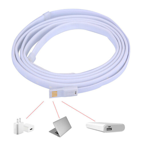 Bande LED étanche pour camping 5V 120x1.2cm blanche