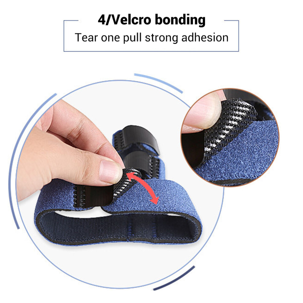 Blue Trigger Finger Splint Brace Hands Adjustable Finger Splintsmiddle Finger Support