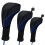 Set di 3 copricapi: 3 misure 31x13/26x10,5/21x9 cm blu 2