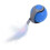 Balle pour chat bleu auto-roulante 150 mAh 15