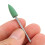Forets dentaires en caoutchouc silicone vert grain 240 10