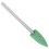 Forets dentaires en caoutchouc silicone vert grain 240 13