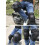 1 paio di ginocchiere regolabili con giunto ergonomico nero 3
