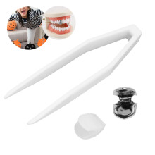 Dente finto Hip Hop YHYT1088 Argento 1 pezzo singolo