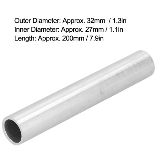 Alluminio argentato 32mmOD27mmID200mm 6100-2732-0200 2