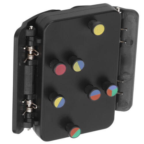 Aide pour ukulélé noir nylon et silicone 23-26 pouces