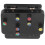 Aide pour ukulélé noir nylon et silicone 23-26 pouces 12