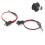 2 pezzi LED lampada allarme finta blu 12V universale 11