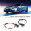 2 pezzi LED lampada allarme finta blu 12V universale 3