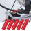 Capuchon de câble de dérailleur en alliage d'aluminium 4 mm rouge 14
