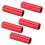 Capuchon de câble de dérailleur en alliage d'aluminium 4 mm rouge 15