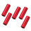 Capuchon de câble de dérailleur en alliage d'aluminium 4 mm rouge 16