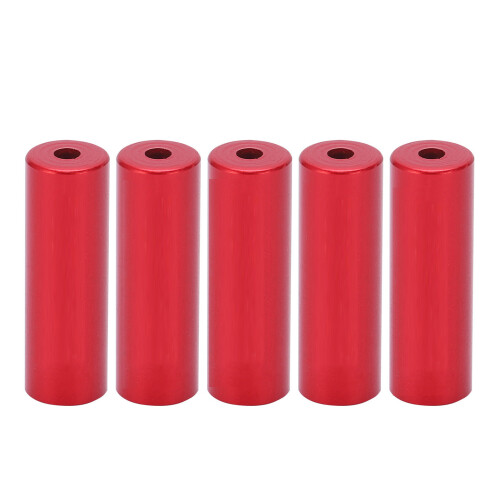 Capuchon de câble de dérailleur en alliage d'aluminium 4 mm rouge 1