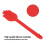 Pat Stick Silicone 37cm/14.6in, 8.5cm/3.3in rouge 4