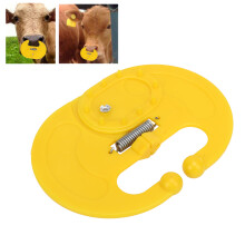 5 pezzi ABS spina nasale di mucca svezzatore per vitello - Giallo