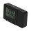Orologio proiettore nero 2xAAA 13,5x8x2,5 cm USB LCD 1