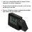 Orologio proiettore nero 2xAAA 13,5x8x2,5 cm USB LCD 9