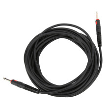Testa di iniezione per cavo di chitarra, 10 metri, 7,0 mm, nero