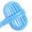 Pompon bleu DIY petite boule de feutrage shaker 63 g 10