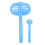 Pompon bleu DIY petite boule de feutrage shaker 63 g 2