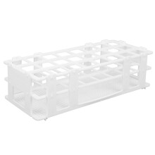 Porte-tubes à essai en ABS, 24 trous, 25x25 mm (1,0x1,0 po)