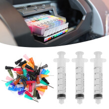 60 pezzi di siringhe in plastica da 10 ml con 3 aghi