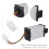 DC EV CVR 48V-72V 12V/10A alluminio 12x5x3,4 cm 11