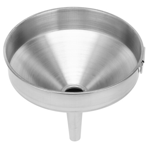 Entonnoir épais en acier inoxydable 15 cm argent 1