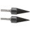 2Pcs Twist Firewood Splitter Wood Cone Punch Drill Bit Split Tool Hardware 32mm 14