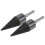 2Pcs Twist Firewood Splitter Wood Cone Punch Drill Bit Split Tool Hardware 32mm 16