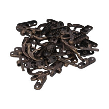 Verrou en corne antique ensemble de 20 pièces alliage d'aluminium 53g 32x28mm