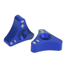 Bleu 48mm/1,9 po Bouton de boulon de fourche avant-250EXC