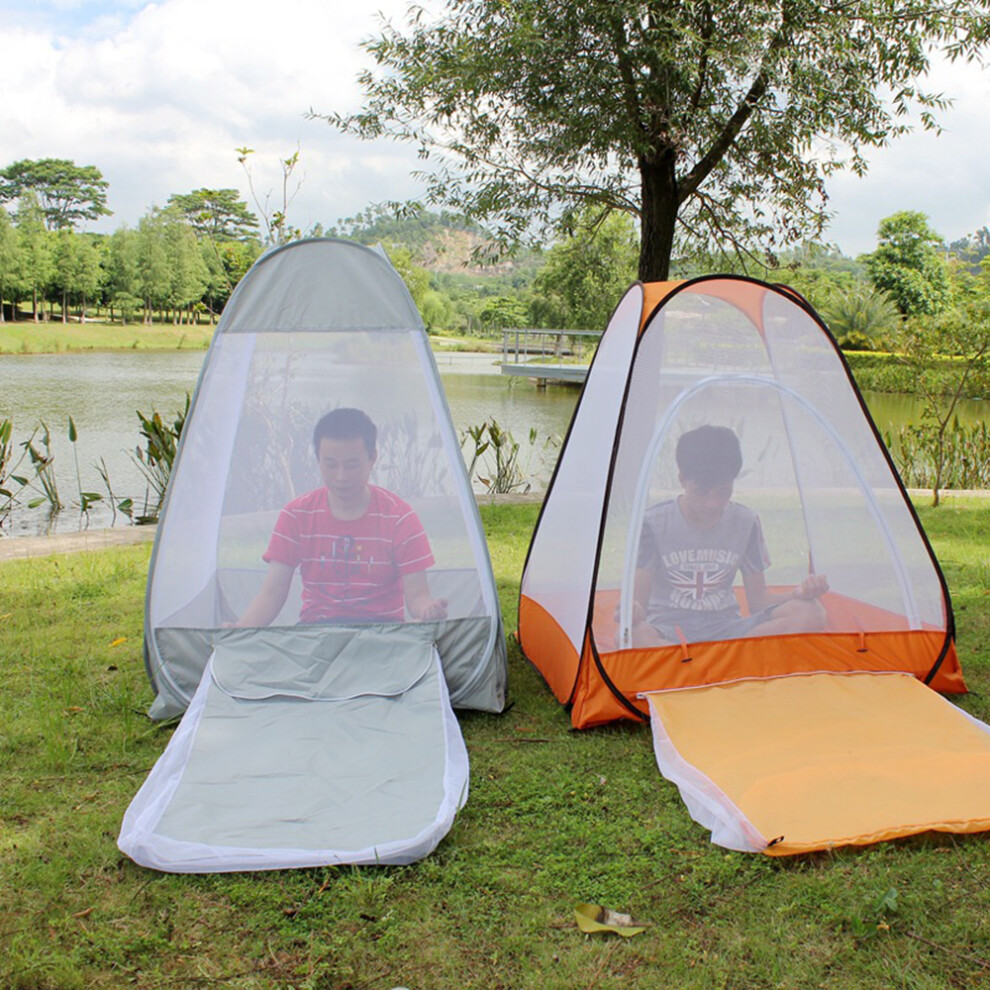 Outdoor Mosquito Net Meditation Camping Tent Single Sit-in Free-standing Shelter Cabana Quick Folding Camping Tent