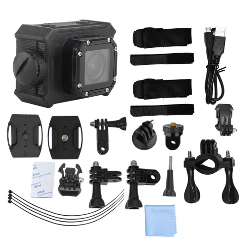 Caméra DV 4K Ultra HD 2,0 pouces Noir 32 Go Étanche 1