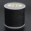 Cordon satiné en nylon noir 0.8mm queue-de-rat DIY nœudage 7