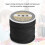Cordon satiné en nylon noir 0.8mm queue-de-rat DIY nœudage 12