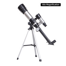 Telescopes for Kids Adults Beginners 50mm Alloy Aperture Astronomical Refractor Telescope 100mm Objective Lens 60x Magnification with Adjus
