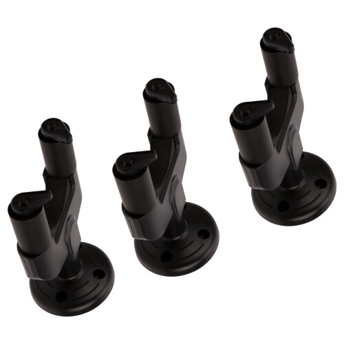 3 pezzi ganci da muro universali per chitarra neri 2