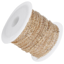 KC Dorata Cross O Catena Piatta 10m 2.2x1.8x0.3mm