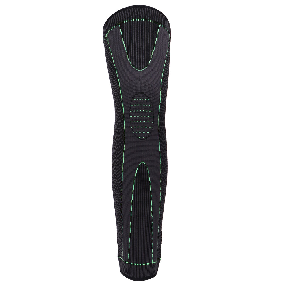Compression Knee Support Sleeve AntiSlip Nylon Knee Guard Sleeve Exercise Knee Protector(M )