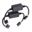 2 pièces décodeur LED H7 anti-scintillement DC9-16V 30 cm ABS 3