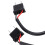 2 pièces décodeur LED H7 anti-scintillement DC9-16V 30 cm ABS 4