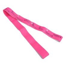 Rose Red 90cm bande élastique de résistance en boucle pour yoga (35.4in)