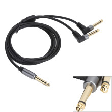 Cavo adattatore da 6,35 mm stereo a mono, 1,5 m, maschio-maschio